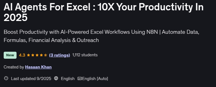 AI Agents For Excel _ 10X Your Productivity In 2025