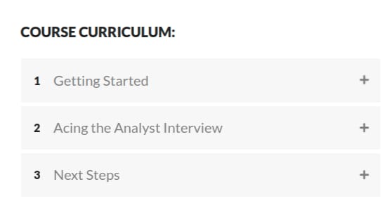 Acing the Analyst Interview
