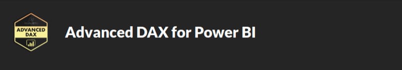 Advanced DAX for Power BI
