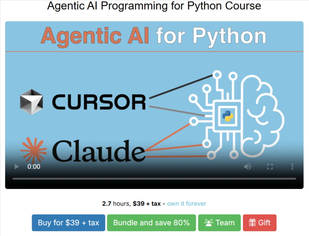 Agentic AI Programming for Python Course