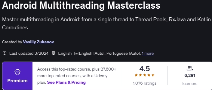 Android Multithreading Masterclass