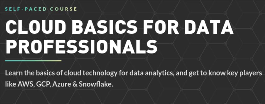 Cloud Basics for Data Professionals
