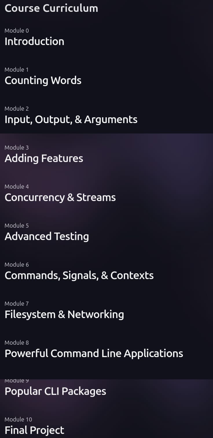 Command Line Applications in Go