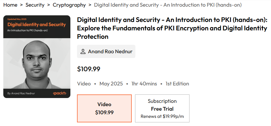 Digital Identity and Security - An Introduction to PKI (hands-on)