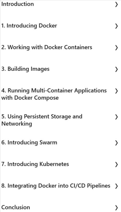 Docker for Developers Create and Manage Docker Containers Coontent