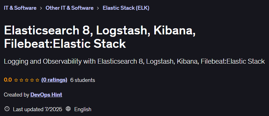 Elasticsearch 8 Logstash Kibana Filebeat: Elastic Stack