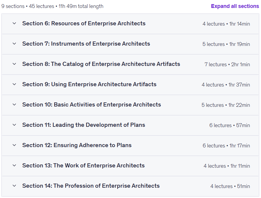 Enterprise Architects (Part II)