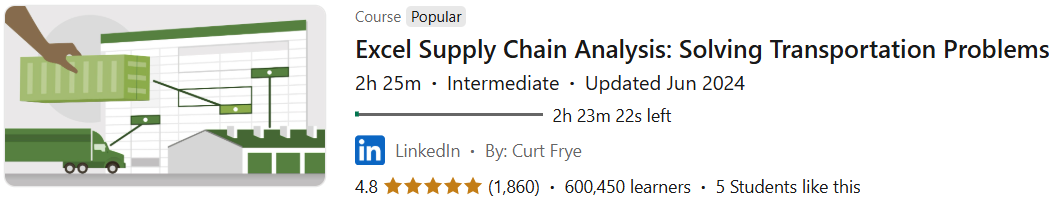 Excel Supply Chain Analysis: Solving Transportation Problems