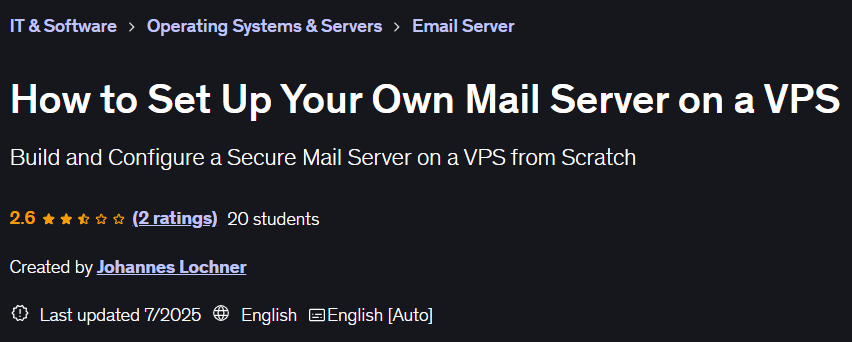 How to Set Up Your Own Mail Server on a VPS