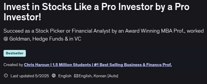 Invest in Stocks Like a Pro Investor by a Pro Investor!