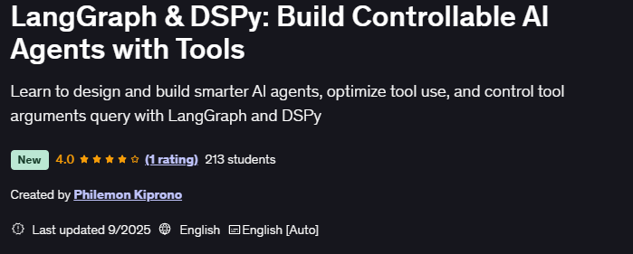 LangGraph & DSPy Build Controllable AI Agents with Tools
