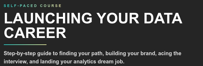 Launching Your Data Career