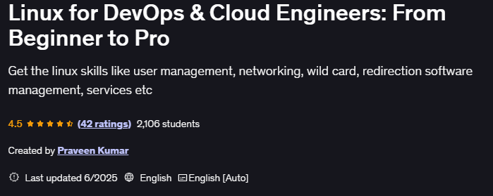 Linux for DevOps & Cloud Engineers: From Beginner to Pro