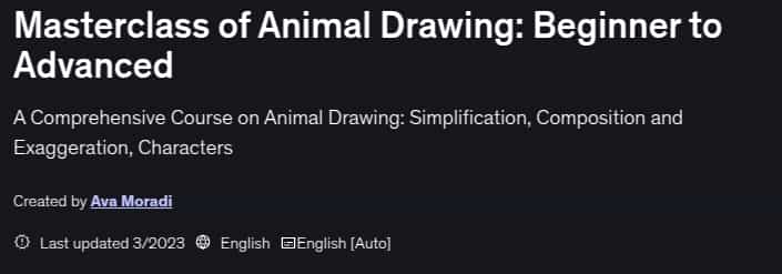 Masterclass of Animal Drawing_ Beginner to Advanced