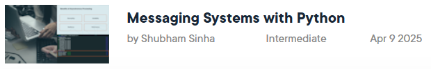 Messaging Systems with Python