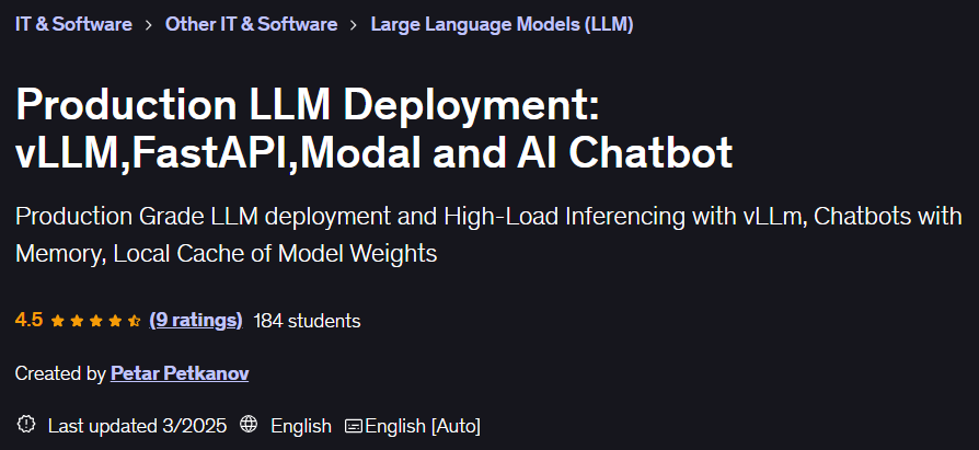 Production LLM Deployment: vLLM FastAPI Modal and AI Chatbot