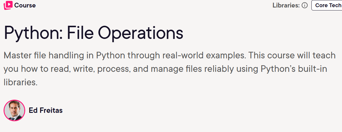 Python File Operations