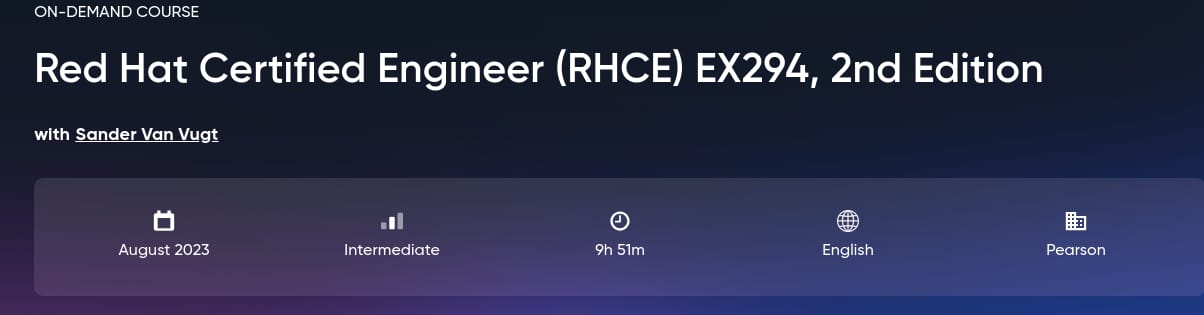 Red Hat Certified Engineer (RHCE) EX294, 2nd Edition