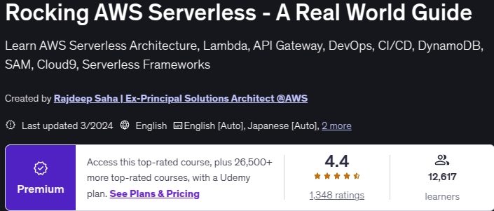 Rocking AWS Serverless - A Real World Guide