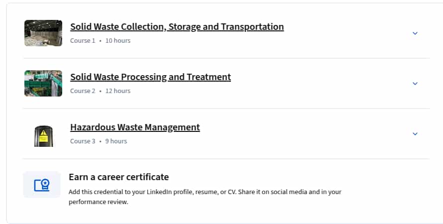 Smart Solid Waste Management Specialization