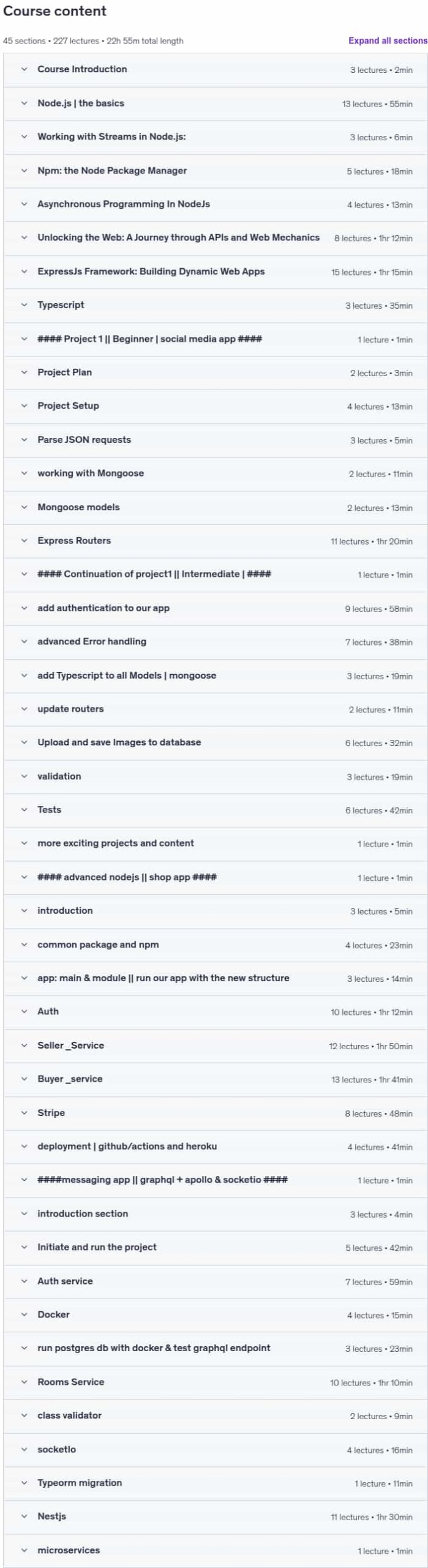 The Complete Node.js Backend Developer Bootcamp (2025)