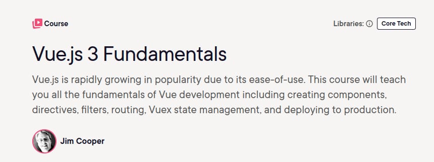 Vue.js 3 Fundamentals
