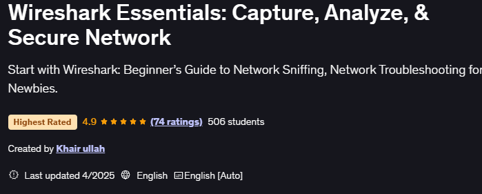Wireshark Essentials Capture, Analyze, & Secure Network