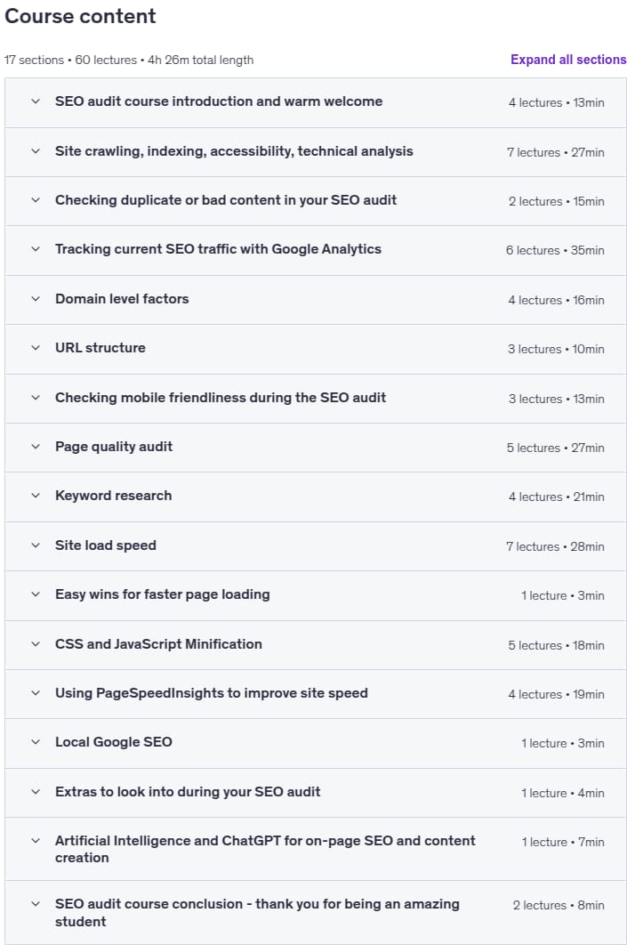 50-Point Website SEO Audit