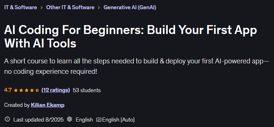 AI Coding For Beginners: Build Your First App With AI Tools