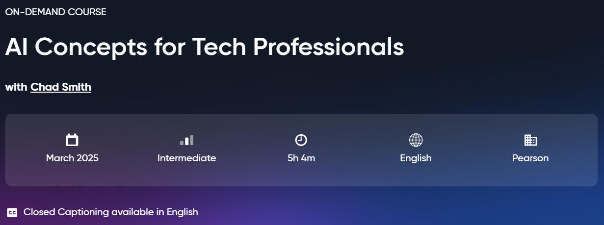 AI Concepts for Tech Professionals