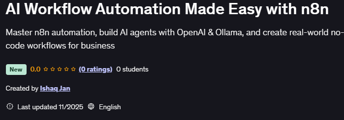 AI Workflow Automation Made Easy with n8n