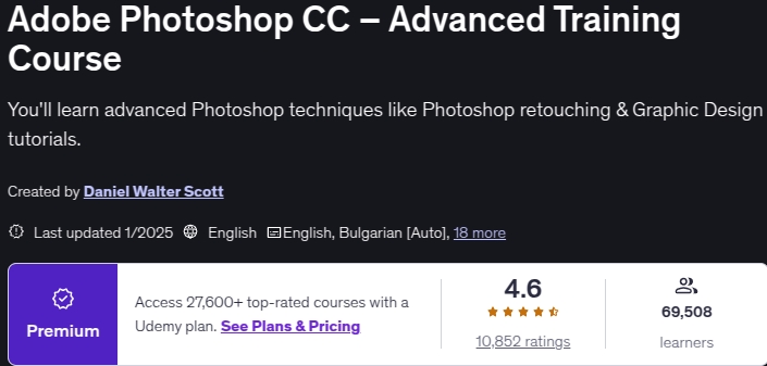 Adobe Photoshop CC _ Advanced Training Course