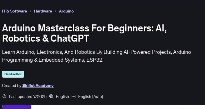 Arduino Masterclass For Beginners_ AI, Robotics & ChatGPT