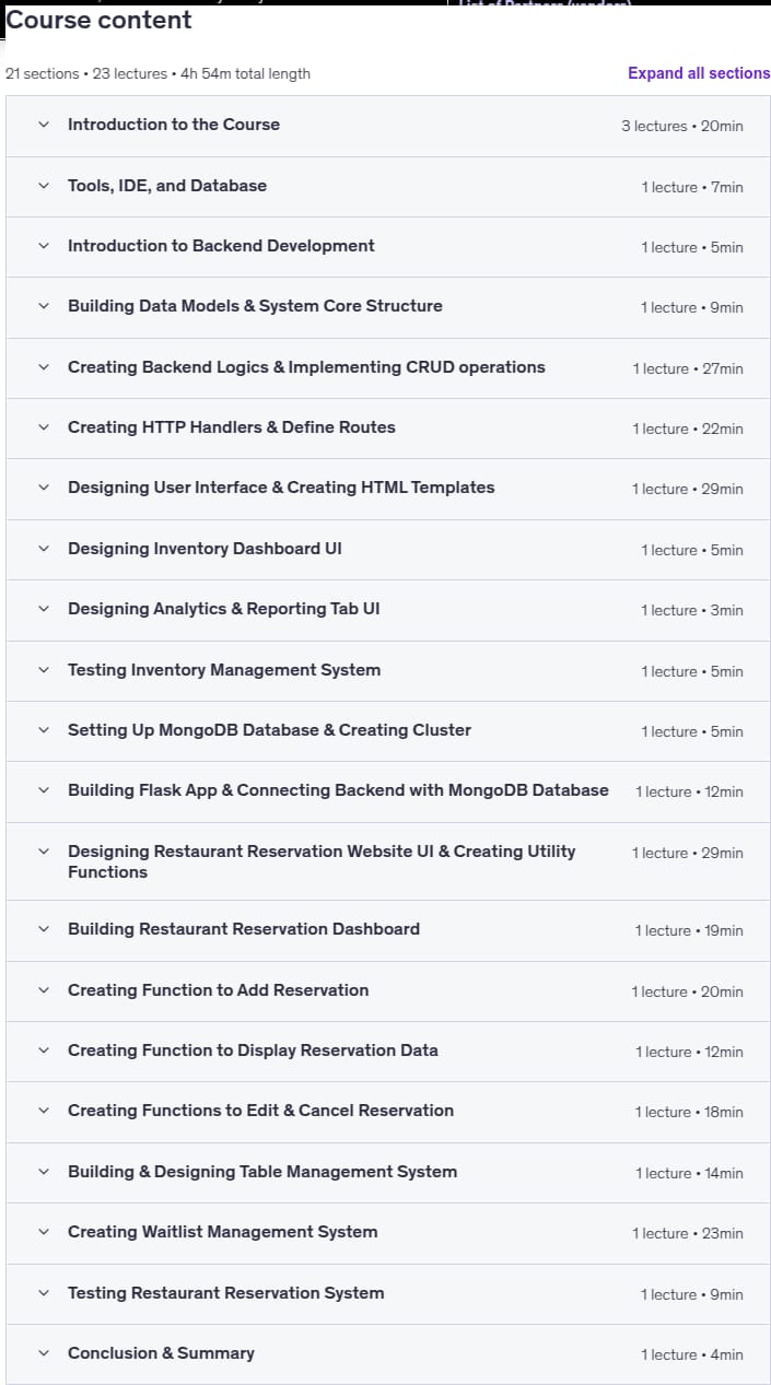 Backend Development with Golang, Python, Flask, and MongoDB