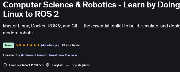 Computer Science & Robotics - Learn by Doing! Linux to ROS 2