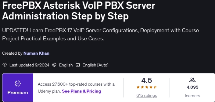 FreePBX Asterisk VoIP PBX Server Administration Step by Step