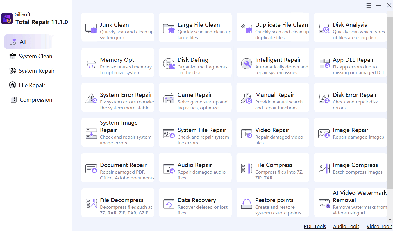 Gilisoft Total Repair
