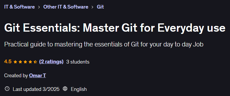 Git Essentials: Master Git for Everyday use