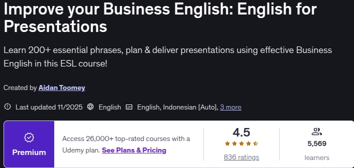 Improve your Business English_ English for Presentations