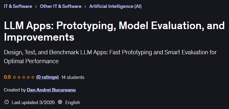 LLM Apps: Prototyping Model Evaluation and Improvements
