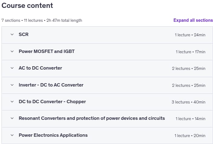 Learn Power Electronics and its Applications