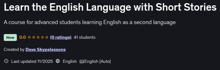 Learn the English Language with Short Stories