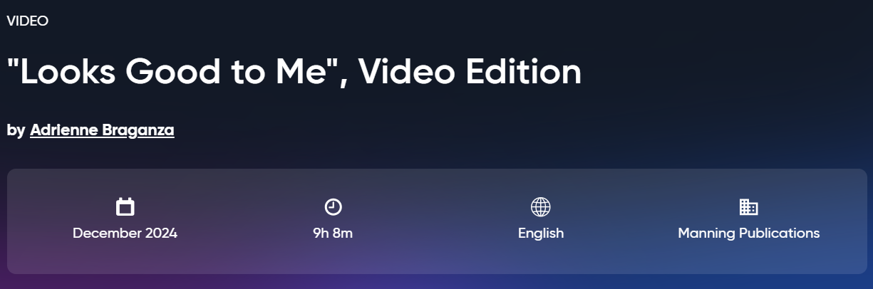 "Looks Good to Me", Video Edition