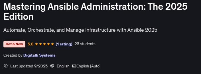 Mastering Ansible Administration_ The 2025 Edition