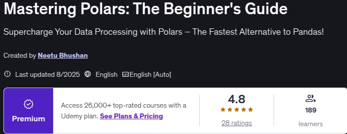 Mastering Polars_ The Beginner's Guide