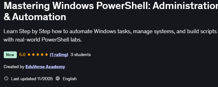 Mastering Windows PowerShell Administration & Automation