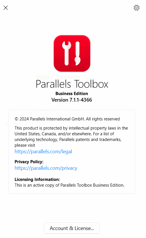 Parallels Toolbox Business 7.1.1.4366