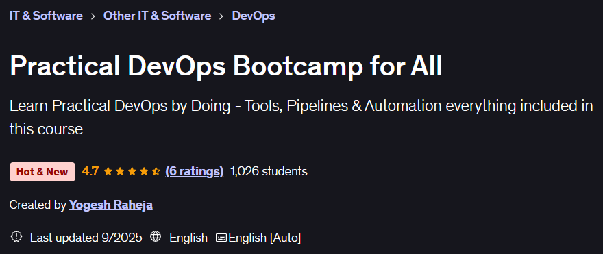Practical DevOps Bootcamp for All