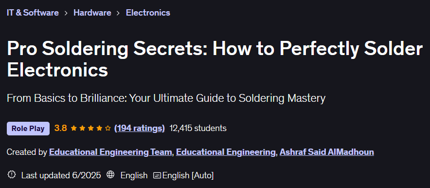 Pro Soldering Secrets: How to Perfectly Solder Electronics