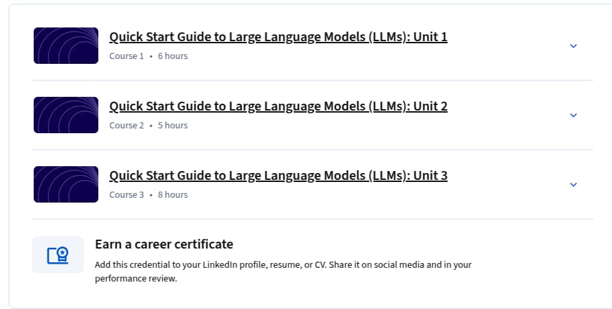 Quick Start Guide to Large Language Models (LLMs) Specialization